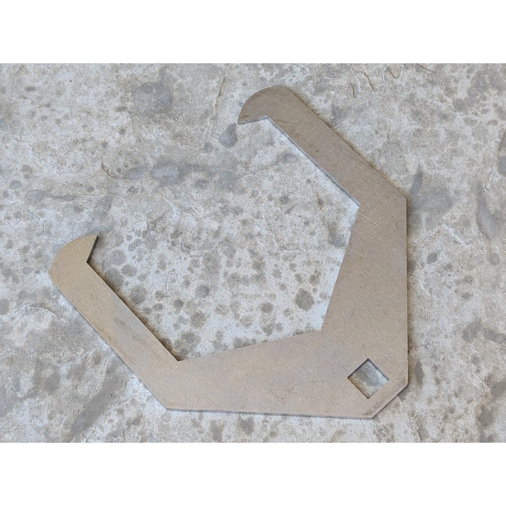 Dominion OffShore Stainless Steel Transducer Nut Wrench Crow's Foot for Airmar B175 B164 SS175 SS164 Transducers
